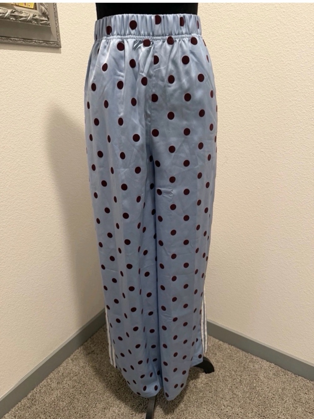 adidas Clear Sky Wide Leg Jeans - Light Blue